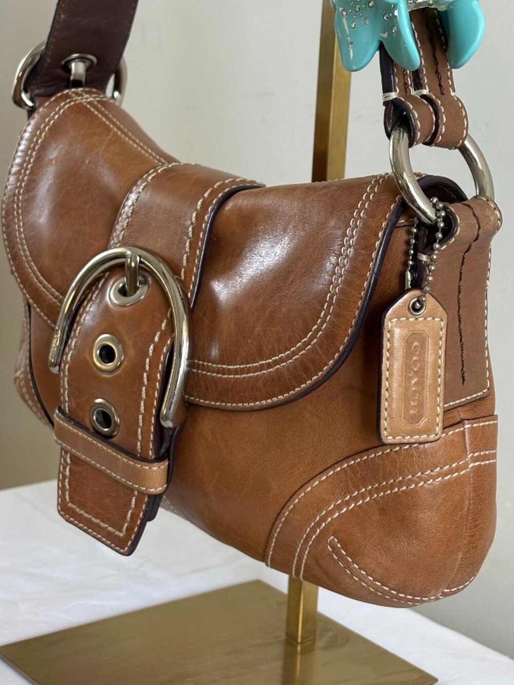 Rare COACH Leather Soho Shoulder Bag - Picture 3 of 10